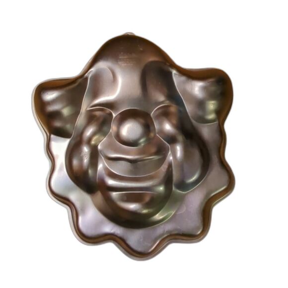 Bozo the Clown Wilton Cake Mold Pan 1974 Aluminum Vintage - Picture 1 of 4